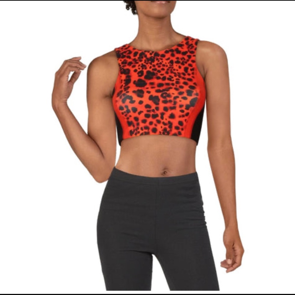 Betsey Johnson Performance Womens Knit Fitness Sports Bra